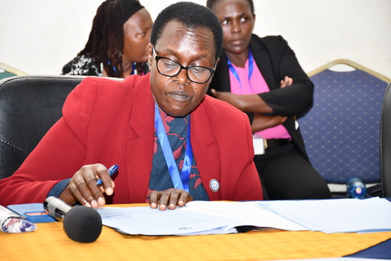The Vice-Chancellor signs official oath letters, formalizing the assumption of duty and commitment to responsible leadership by the newly elected council
