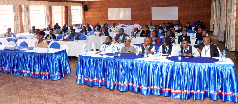 Participants following the closing ceremony